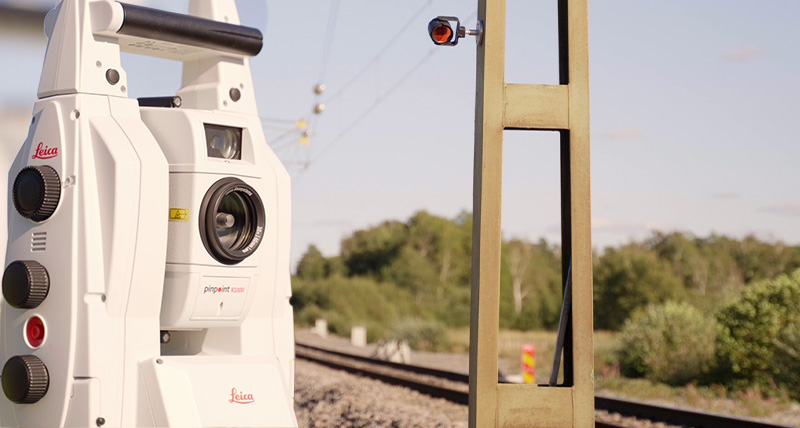 Modèle de monitoring ferroviaire dans le logiciel d'auscultation Leica GeoMoS